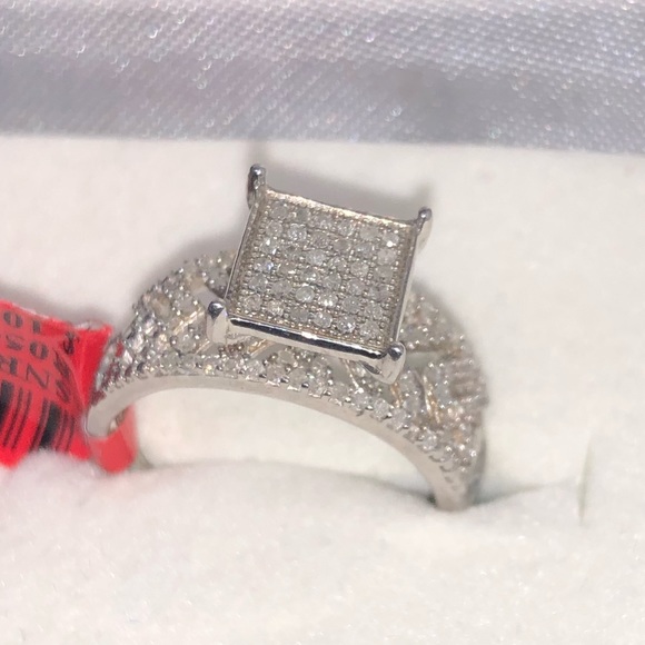 Designer REAL DIAMOND custom ring NOT CZ best gift - Picture 8 of 8